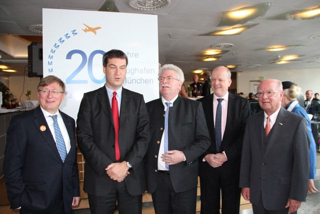 Festakt zum 20 jährigen Jubiläum des Münchner Flughafens www.münchenfenster.de