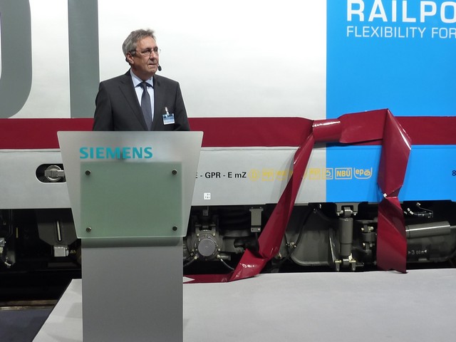 Uebergabe der Vectron-Lok an Railpool www.muenchenfenster.de