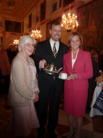Der Empfang zum Silbertee im Kaisersaal www.muenchenfenster.de