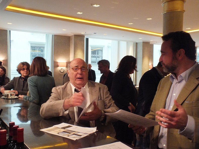 Links Roland Kuffler und Sohn Stephan Kuffler in seinem neuen Retaurant im Palais an der Oper www.muenchenfenster.de