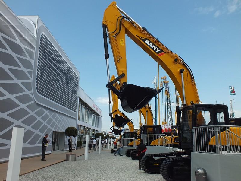 Bilder und Eindrücke der Bauma 2013 in Muenchen www.muenchenfenster.de
