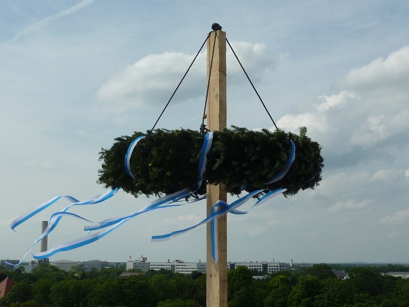 Der Kranz zum Richtest der neuen Residenz www.muenchenfenster.de