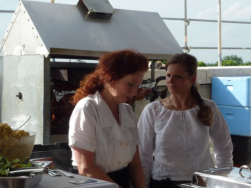 Impressionen vom Richtfest auf dem neu gestalteten Hochbunker www.muenchfenster.de