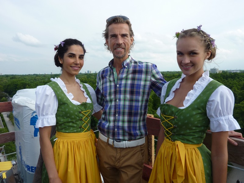 Impressionen vom Richtfest auf dem neu gestalteten Hochbunker www.muenchenfenster.de