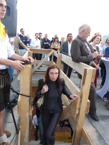 Impressionen vom Richtfest auf dem neu gestalteten Hochbunker www.muenchenfenster.de