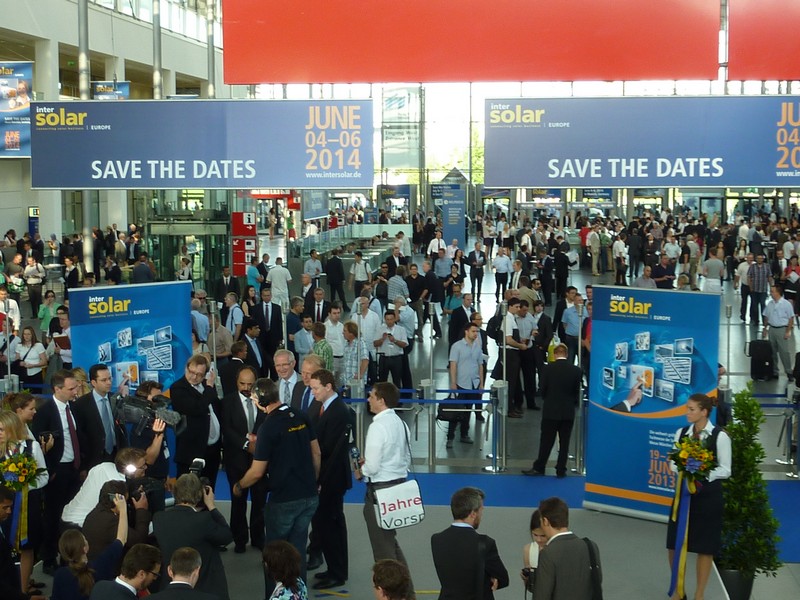 Die Intersolar 2013 wurde heute aug der Neuen Messe www.muenchenfenster.de