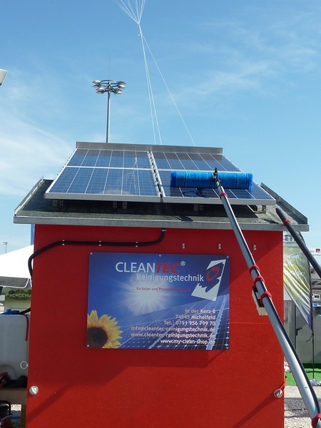 Saubere Solarmodule erzeugen nun mal mehr Energie www.muenchenfenster.de