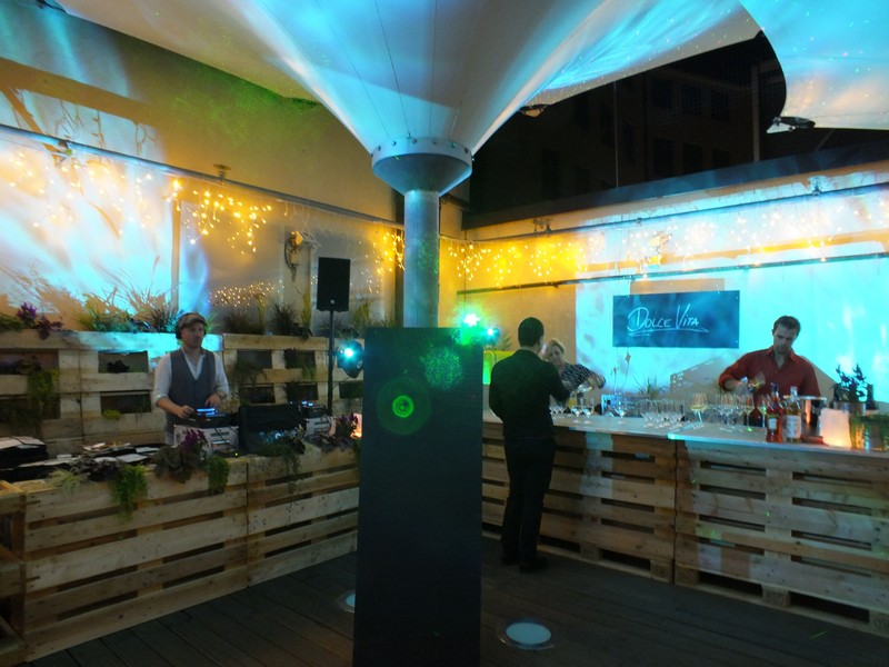 Neue Eventlocation auf dem Dach des Hauses Kustermann über dem Viktualienmarkt www.muenchenfenster.de