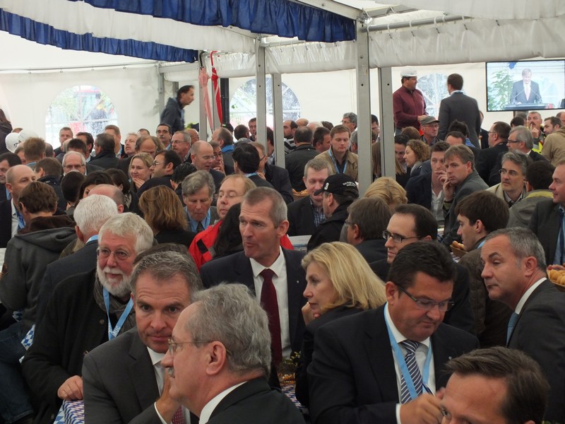 Eindrücke zum Richtfest 2013 des Sateltenterminals www.muenchenfenster.de