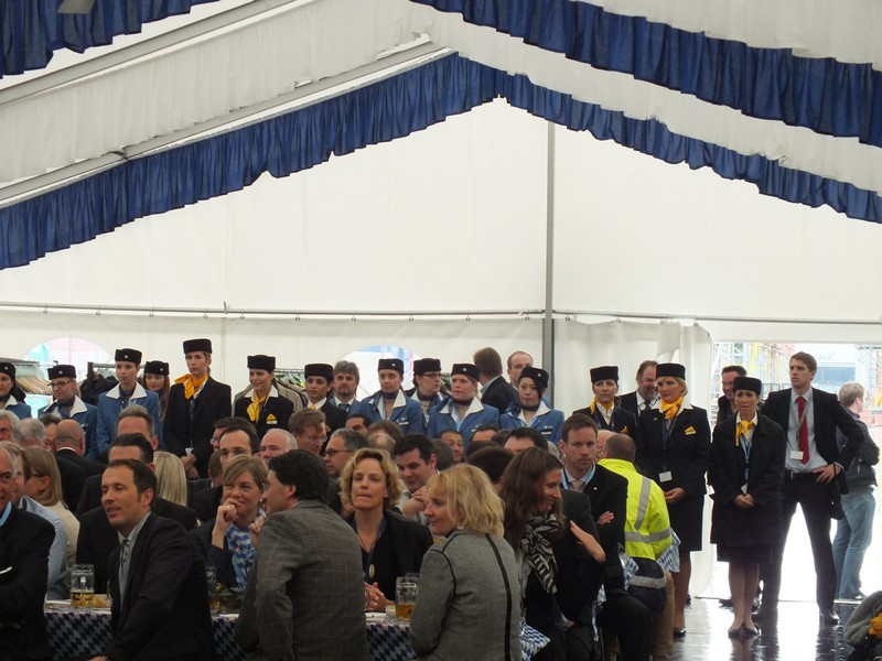 Eindrücke zum Richtfest 2013 des Sateltenterminals www.muenchenfenster.de