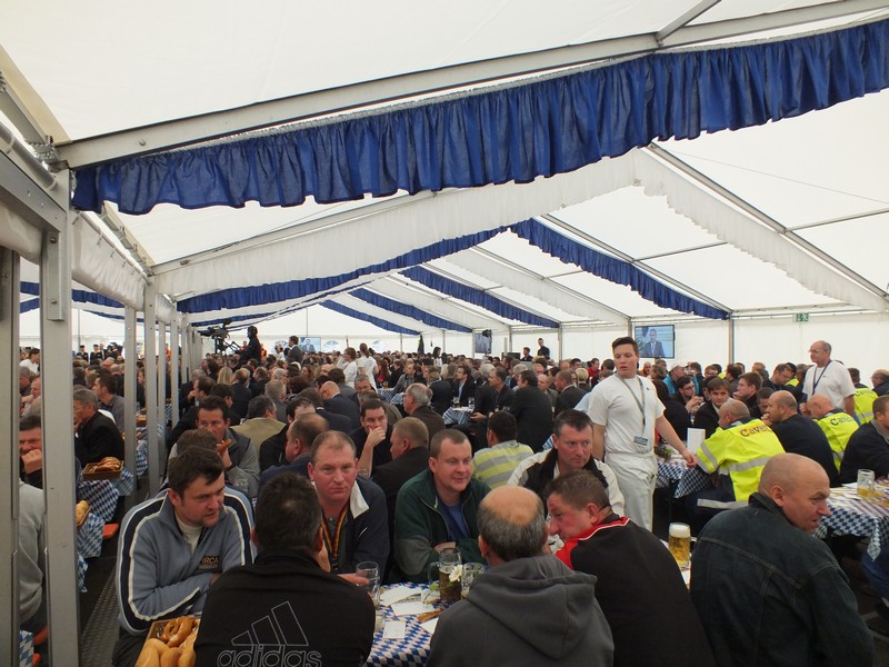 Eindrücke zum Richtfest 2013 des Sateltenterminals www.muenchenfenster.de