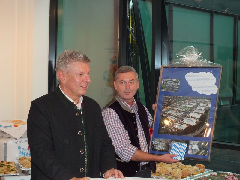 Dieter Reiter und der Jubilar Johann Spindler (25 Jahre Wiesnorganisator) www.muenchenfenster.de