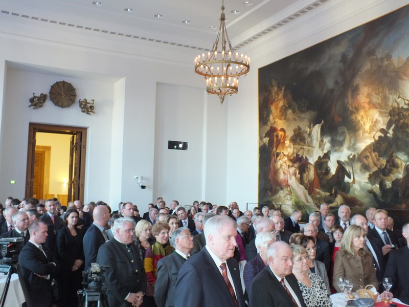 Geburtstagsempfang für den ehemaligen bayerischen Innenminister Beckstein im Bayrischen Landtag www.muenchenfenster.de