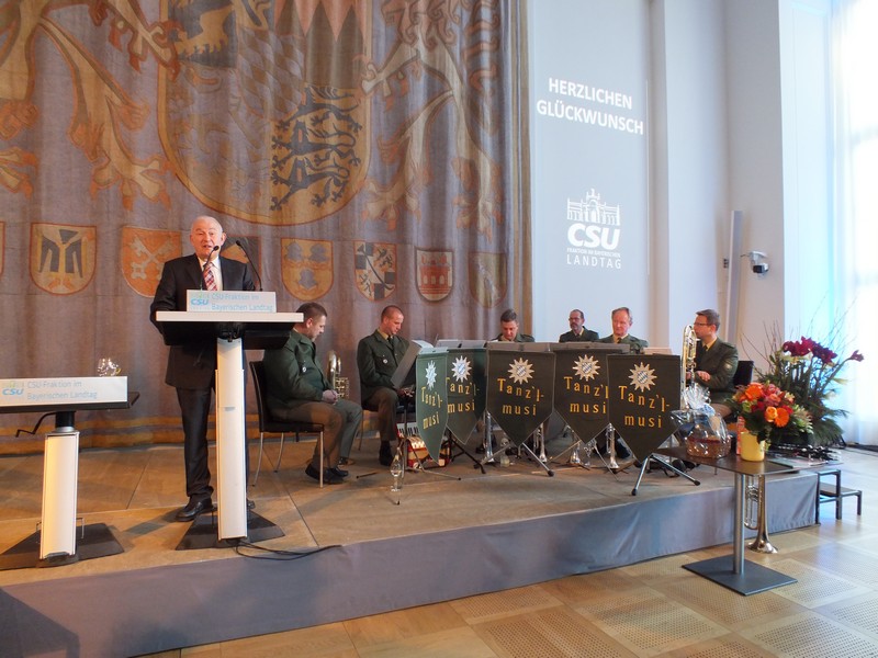 Geburtstagsempfang für den ehemaligen bayerischen Innenminister Beckstein im Bayrischen Landtag www.muenchenfenster.de