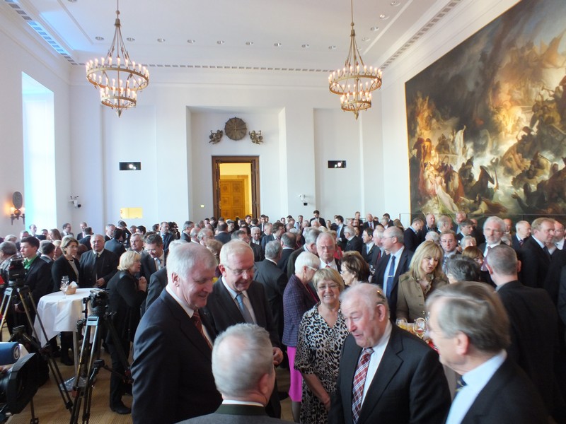 Geburtstagsempfang für den ehemaligen bayerischen Innenminister Beckstein im Bayrischen Landtag www.muenchenfenster.de