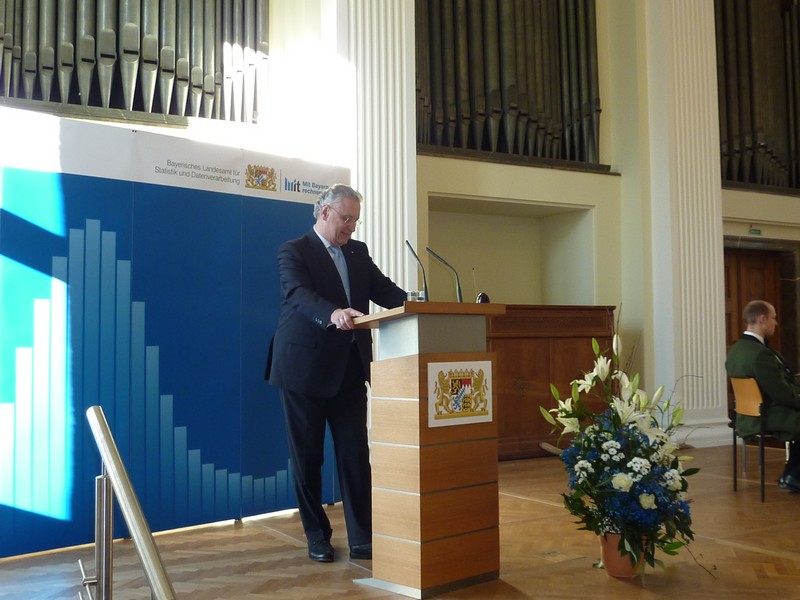 Festakt anlässlich der Verabschiedung von Karlheinz Anding Peäsident des Bayerischen Landesamts für Statistik und Datenverarbeitung www.muenchenfenster.de