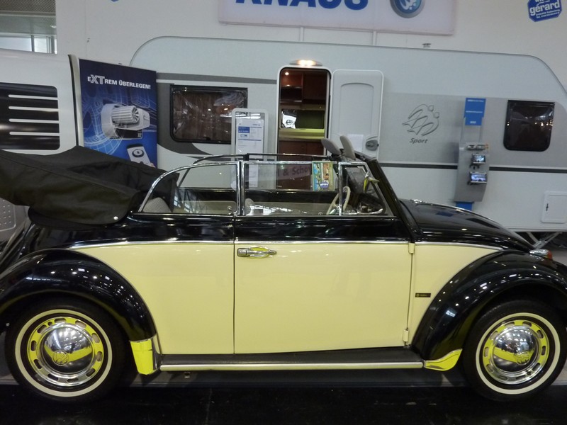 Nostalgischer VW Cabrio auf der f.re.e 2014 www.muenchenfenster.de