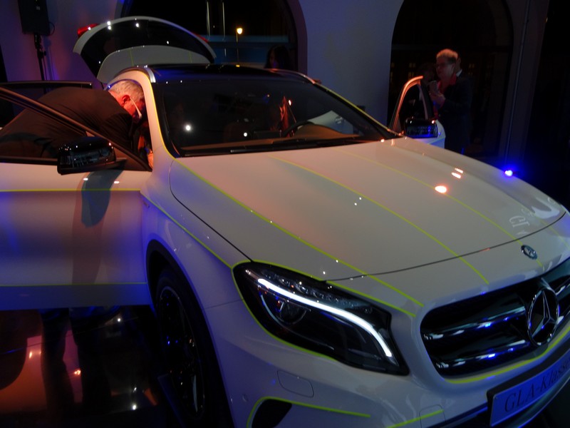Vorstellung 2014 des GLA von Mercedes in München www.muenchenfesnster.de