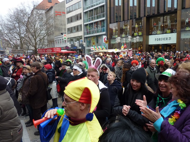 Faschingstreiben 2014 in der Münchner Innenstadt www,muenchenfenster.de