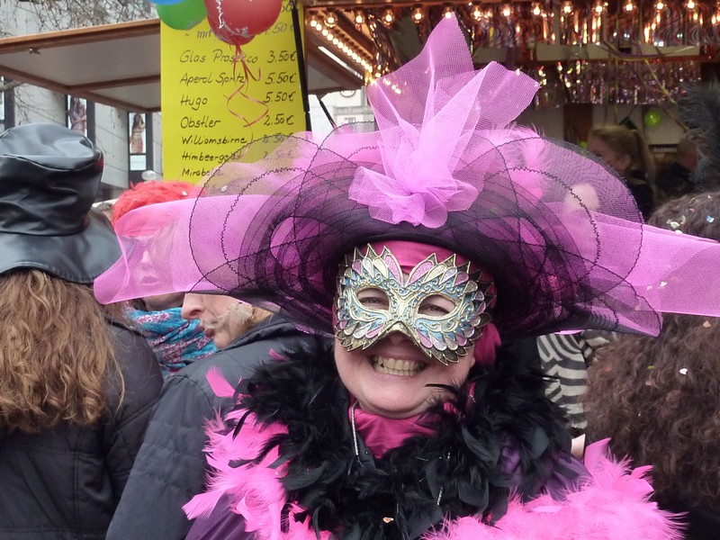 Faschingstreiben 2014 in der Münchner Innenstadt www.muenchenfenster.de