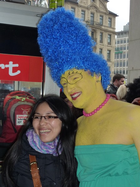 Faschingstreiben 2014 in der Münchner Innenstadt www.muenchenfenster.de
