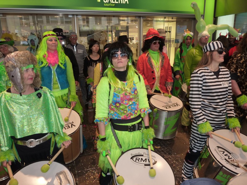 Faschingstreiben 2014 in der Münchner Innenstadt www.muenchenfenster.de