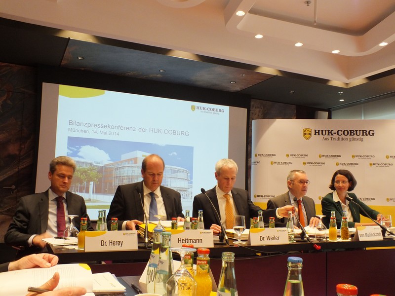 Bilanzpressekonferenz der HUK-COBURG 2014 in München www.muenchenfenster.de