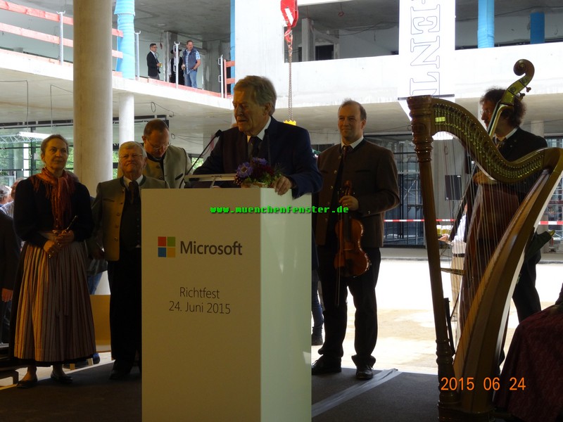 Richtfest der neuen Microsoft-Zentrale in München www.munichpeople.com