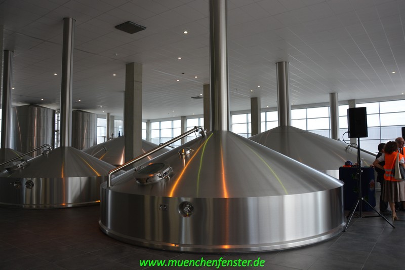 Die Sudkessel der neuen Paulaner Brauerei www.münchenfenster.de