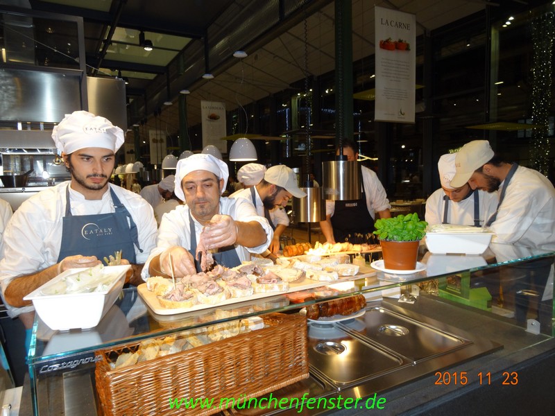 EATALY ,die neue Feinkostkette in der Schrannenhalle www.munichcar.com