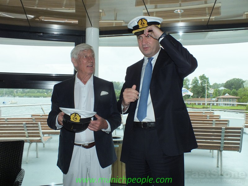 Traumschiffkapitän Siegfried Rauch und Markus Söder www.munichpeople.de