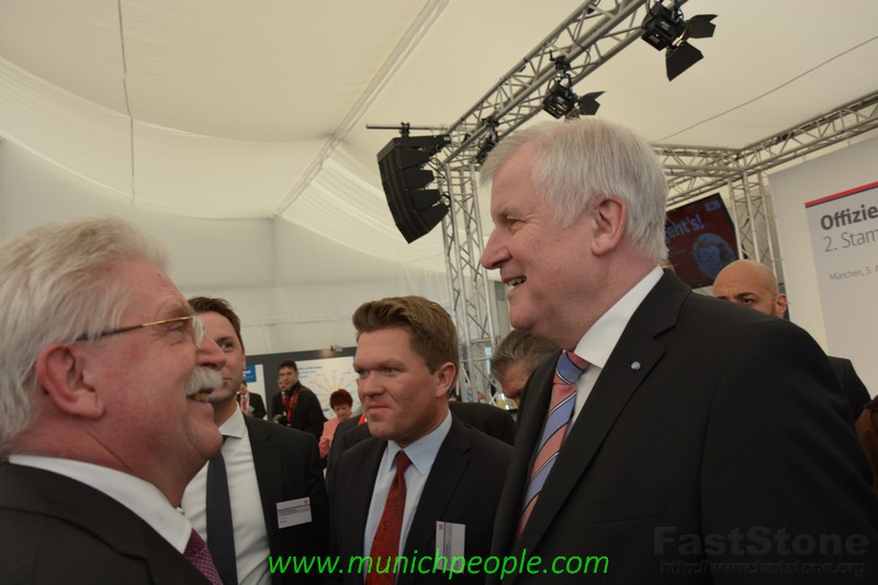 Martin Zeil und Horst Seehofer Baubeginn der 2. Stammstrecke www.europaeischepressegentur.com www.munichpeople.com