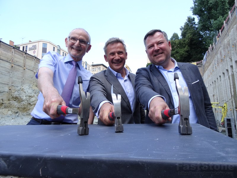 Grundsteinlegung Tiefgarage Thomas Wimmer Ring www.europaeischepresseagentur.com www.munichpeople.com