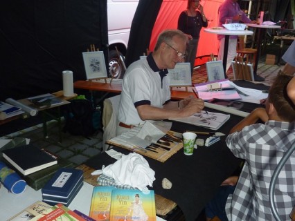 Der Künstler Konrad Hisdorf (Kalligrafie)