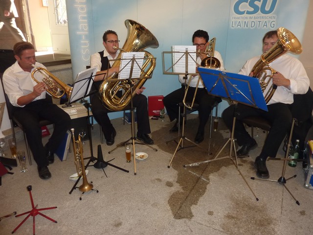 Die CSU feiert ihr Sommerfest im Bayrischen Landtag