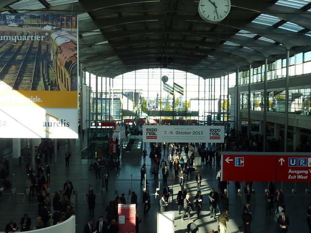 Monsterbody mit dem Monsterblick auf der Expo Real 2012 in Muenchen