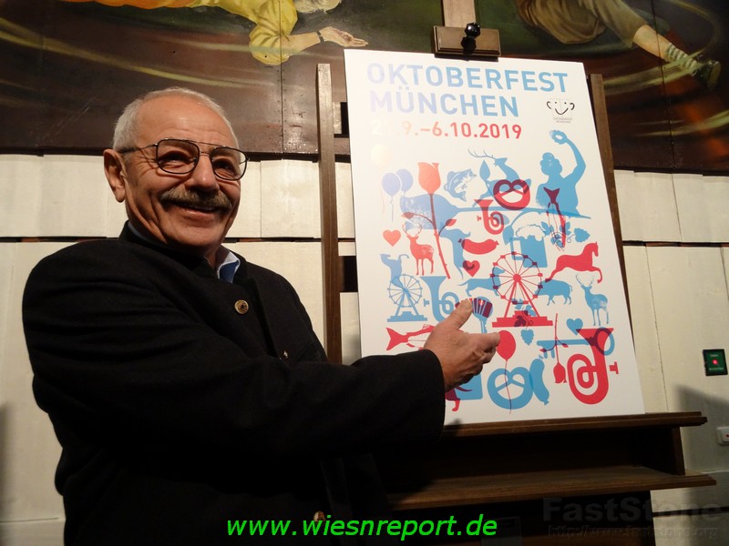 Das neue Wiesnplakat für 2019