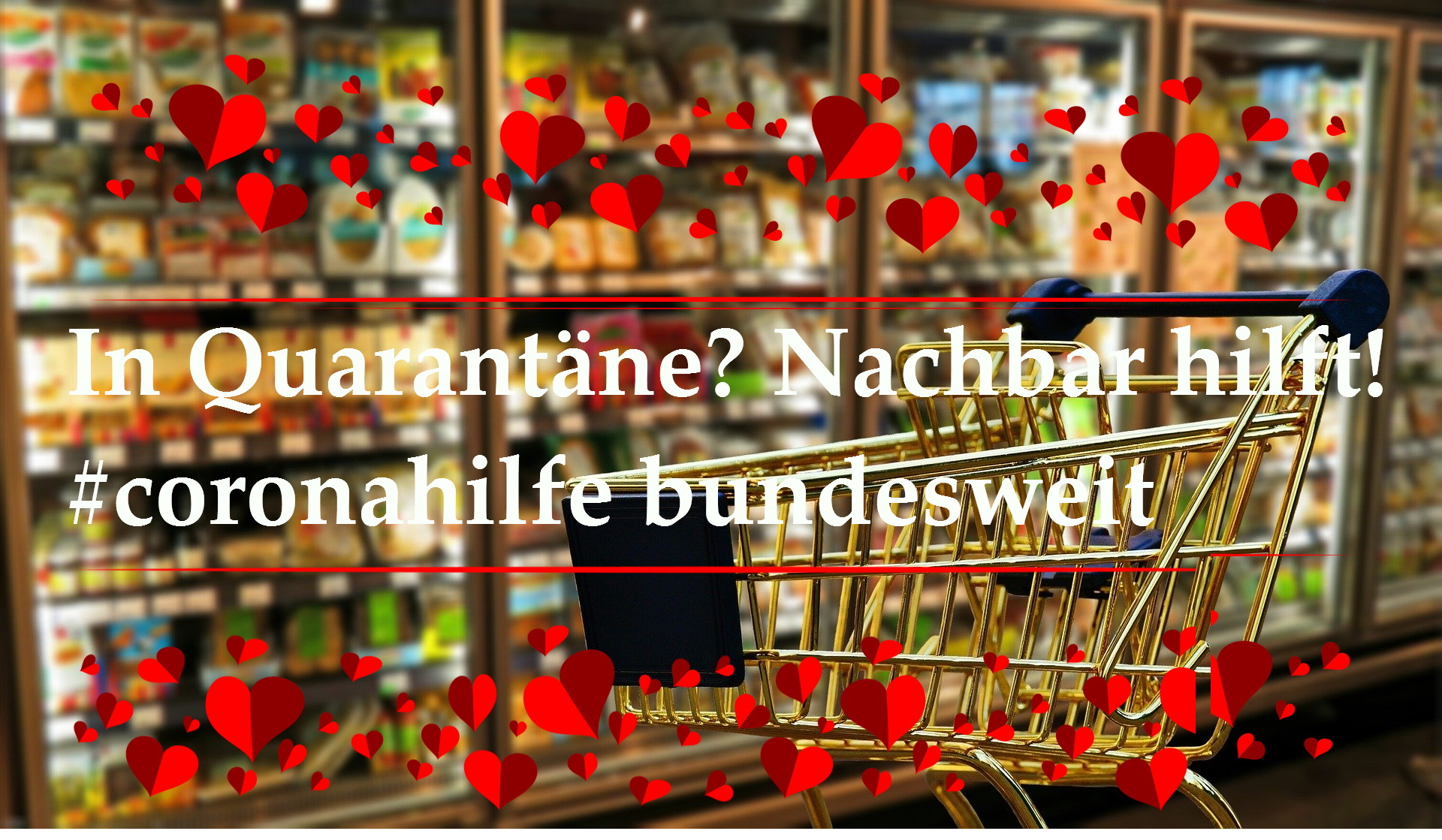 „IN QUARANTÄNE? NACHBAR HILFT!“ – neue Facebook-Gruppe