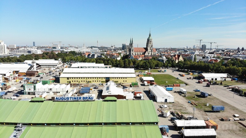 Aufbau der  Wiesn 2022 ist voll im Plan